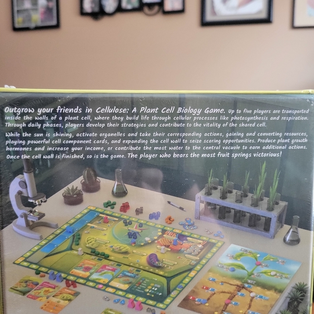NWT Genius Games Cellulose: A Plant Cell Biology Worker Placement Board Game - Picture 6 of 7
